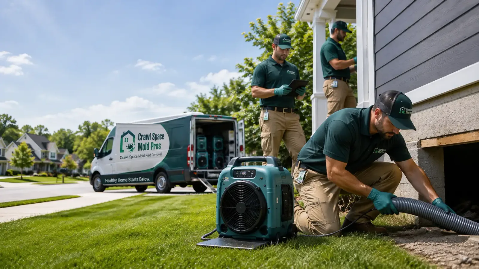 Crawl Space Mold Removal in Bannock, OH